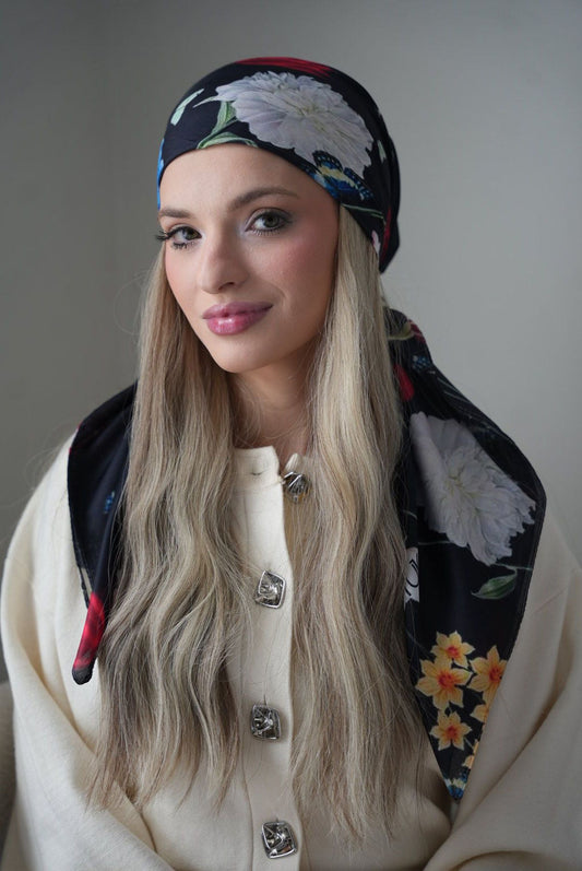 Tulip Flowing Headscarf