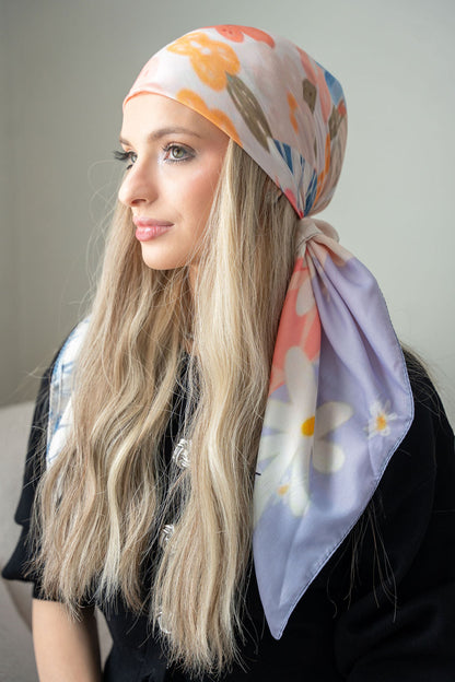 floral style headscarf